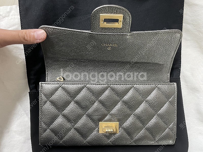 샤넬 2.55 빈티지 장지갑 24번대--4